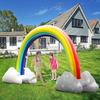 Inflatable Rainbow Arch Sprinkler for Kids - Outdoor Water Play Toy and Lawn Game 