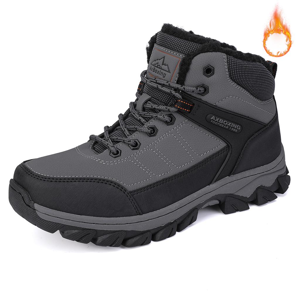 TUINANLE Men Women Hiking Boots Winter Warm Fleece Waterproof Outdoor Trekking Climbing Athletic Sport
