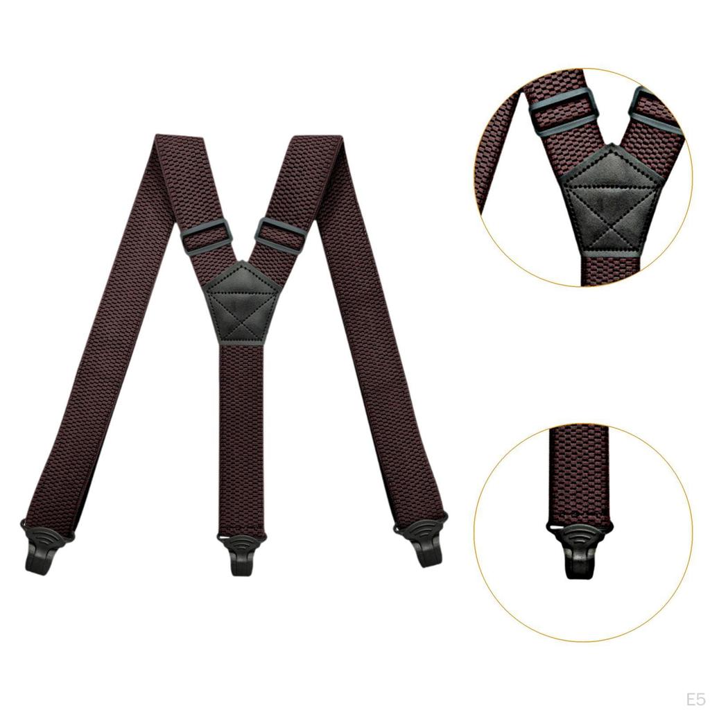 Hidden Suspenders for Belt Loops under Clothes 3 Clips Suspender