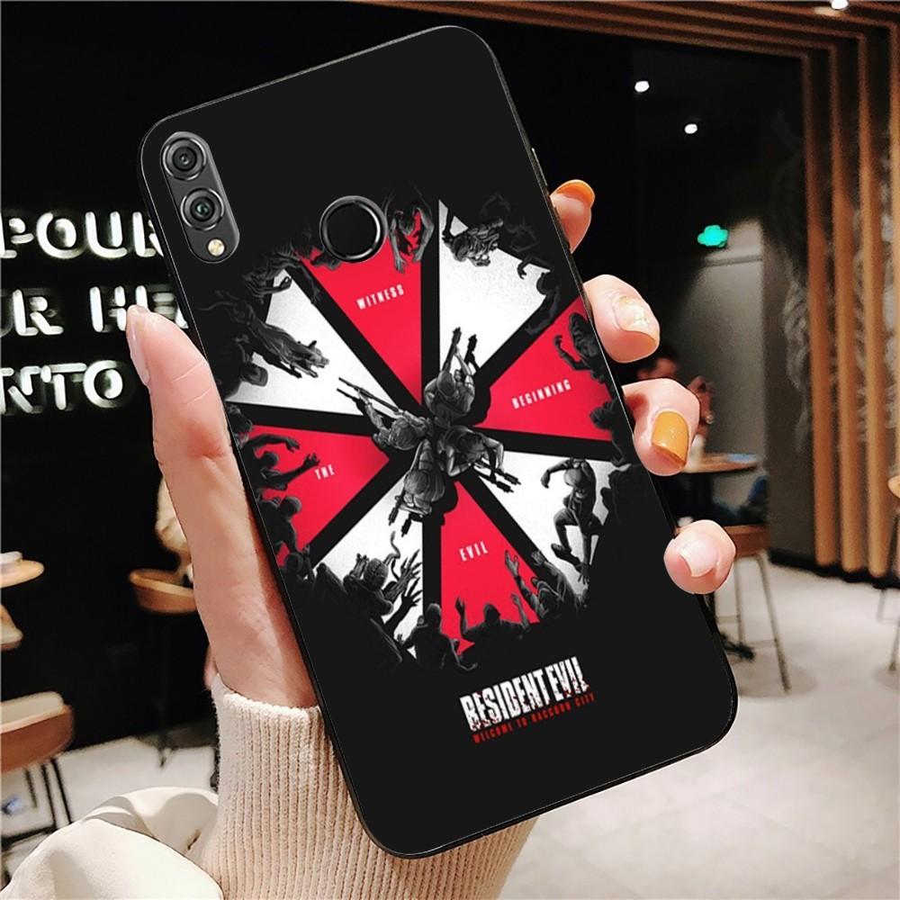 Umbrella Corporation Phone Case For Huawei Honor 10 lite 9 20 7A 9X 30 50 60 70 pro plus Soft Silicone Cover