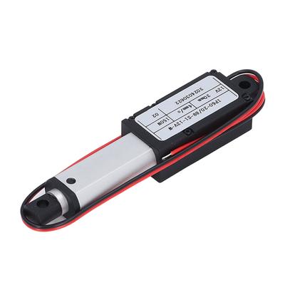 Elektrikli Doğrusal Aktüatör Teleskopik Küçük Hareket Aktüatörü 20mm Strok 150N DC12V