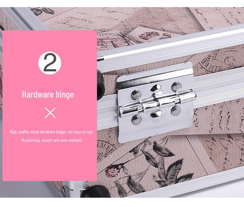 Geantă portabilă mare pentru machiaj și cosmetice