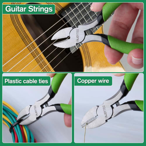 INJOYTEC 5-tommers Mini Avbitertang, Fjærbelastet, Små Avbitertenger, Presisjons Diagonal Avbitertang, Avbitertang, Kraftige Avbitertenger, Mikro Avbitertenger, Wire Cu