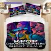 Kpop Demon Hunters Short Film 2 Threepiece Set 1 Duvet Cover 2 Pillowcase Without Core Bedding Set Duvet Cover And Pillowcase