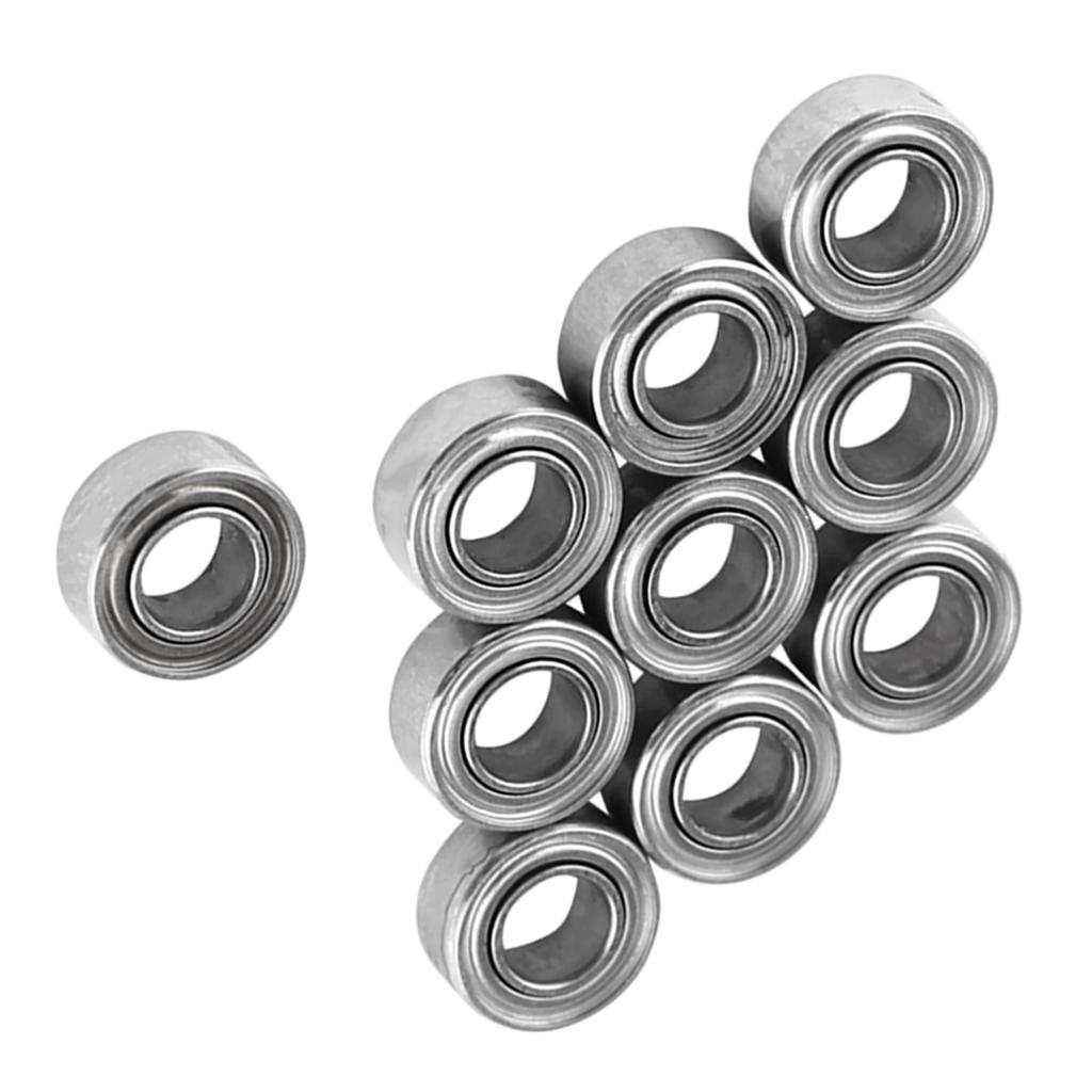 10pcs MR63ZZ Double Shielded Miniature Ball Bearings 3x6x2.5mm for 3D Printer, Model Making