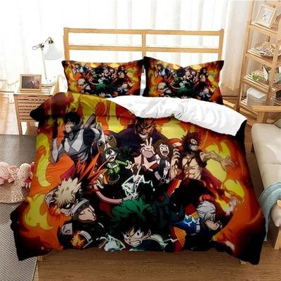 Nové anime My Hero Academia Tištěné Ložní Prádlo Sady Povlaky na Přikrývky Povlaky na Polštáře Přikrývka Ložní Sady Ložní Prádlo Domácí textil