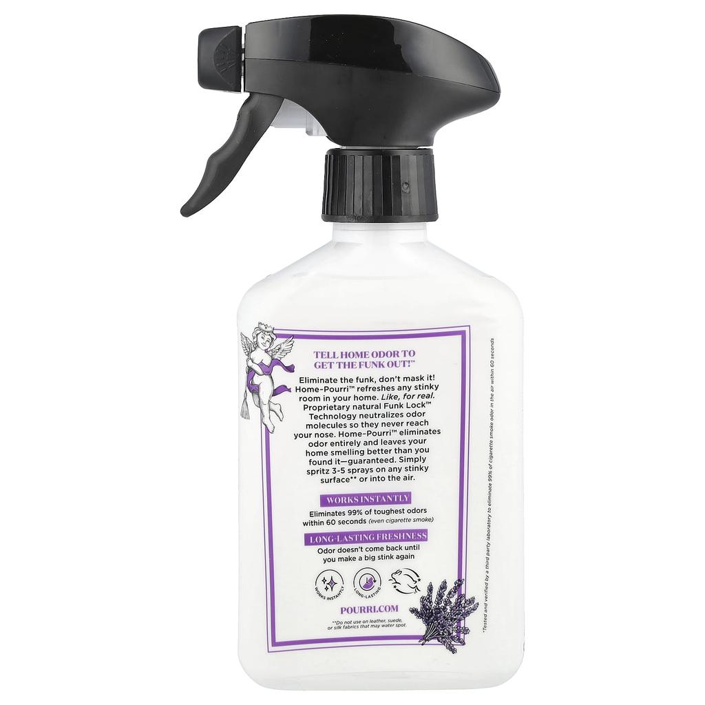 Poo-Pourri, Home-Pourri, Air Purifying + Fabric Deodorizing, Multi-Purpose Odor Eliminator, Refreshing Scent, 325Ml(11Fl Oz)