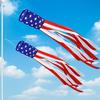 Amerikanische Flagge Windfahne 4. Juli Dekorationen Unabhängigkeitstag Wetterfeste Flagge Patriotische Dekoration für Garten Hof