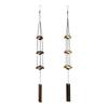 Chimes for Outdoors Blessing Sounding Ornament with 3 Bells Copper Small Wind Chimes for Temple Garden Patio Porch Home Lawn