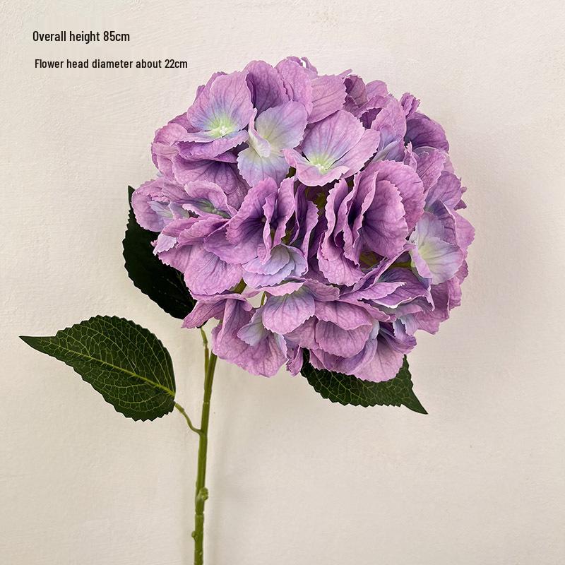 

Гортензия Диана, напечатанная на 3D-принтере - Увеличенная цветочная головка 85 см со 144 лепестками, Искусственная цветочная композиция.