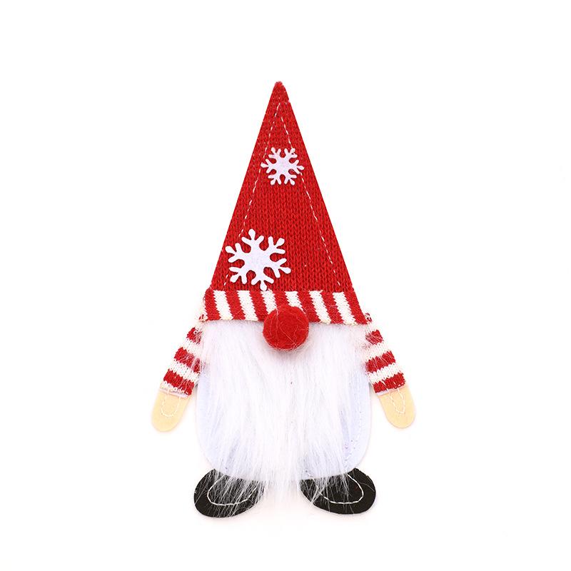 1pcs Gnome Christmas Cutlery Holder Knife Fork Pocket Bags Santa Claus Xmas Tableware Cover Christmas Home Decor New Year Gift