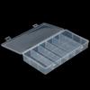 6 Grids Compartment Plastic Storage Box Practical Toolbox Transparent Pp Boxes Bead Jewelry Case Display Organizer Container