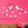 RSINC Light Pink 3D Butterflies Wall Sticker 1 Combo of 12 Piece (13 Cm X 15 Cm) B076X4SM1G