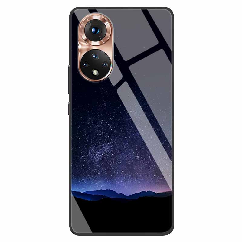 Luxury Case for Huawei Honor 50 Cover Tempered Glass Cover for Huawei Honor 50 Phone Case Honor50 6.57" Coque Bag Fashion Bumper