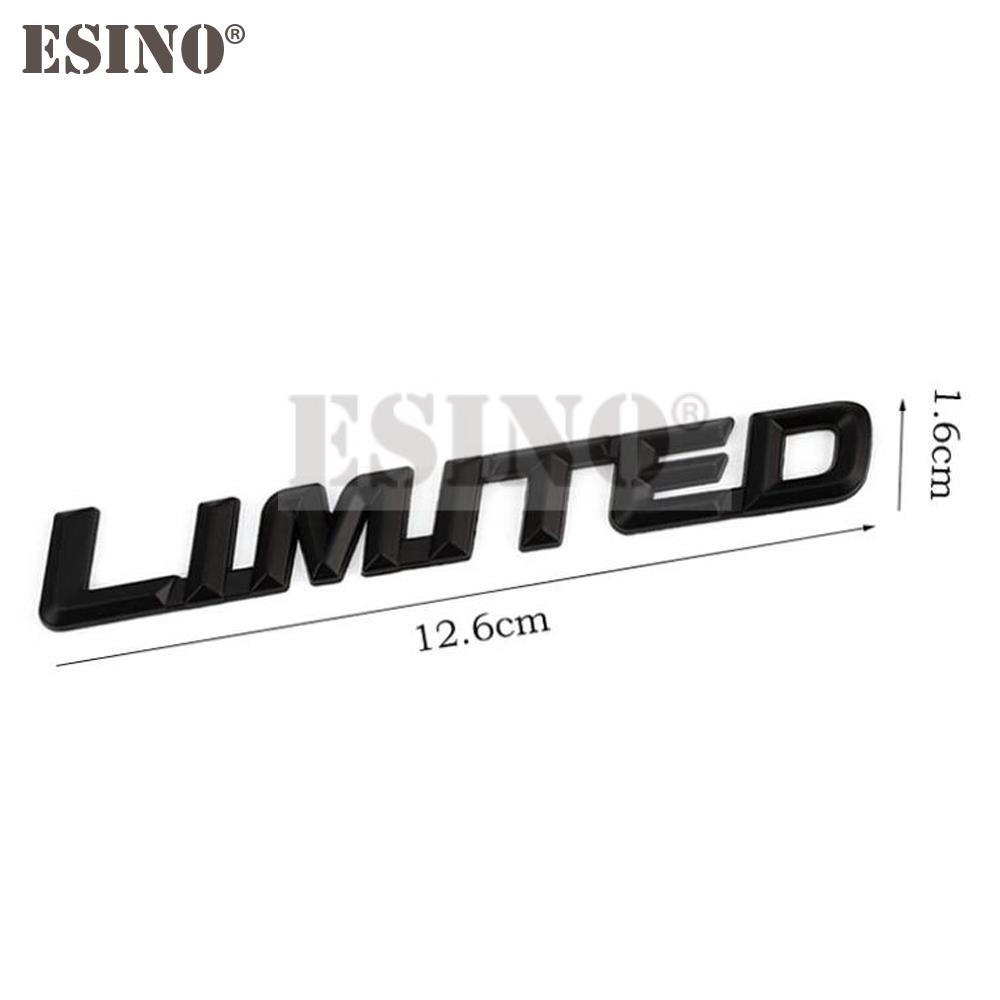 Neues Auto Styling 3D Metall Chrom Zinklegierung Emblem Abzeichen Limitierte Edition Kofferraum Karosserie Aufkleber Decal Kotflügel Emblem Auto Zubehör
