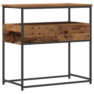 Console Table Reclaimed Wood Look 75 X 40 X 75 Cm Engineered Wood