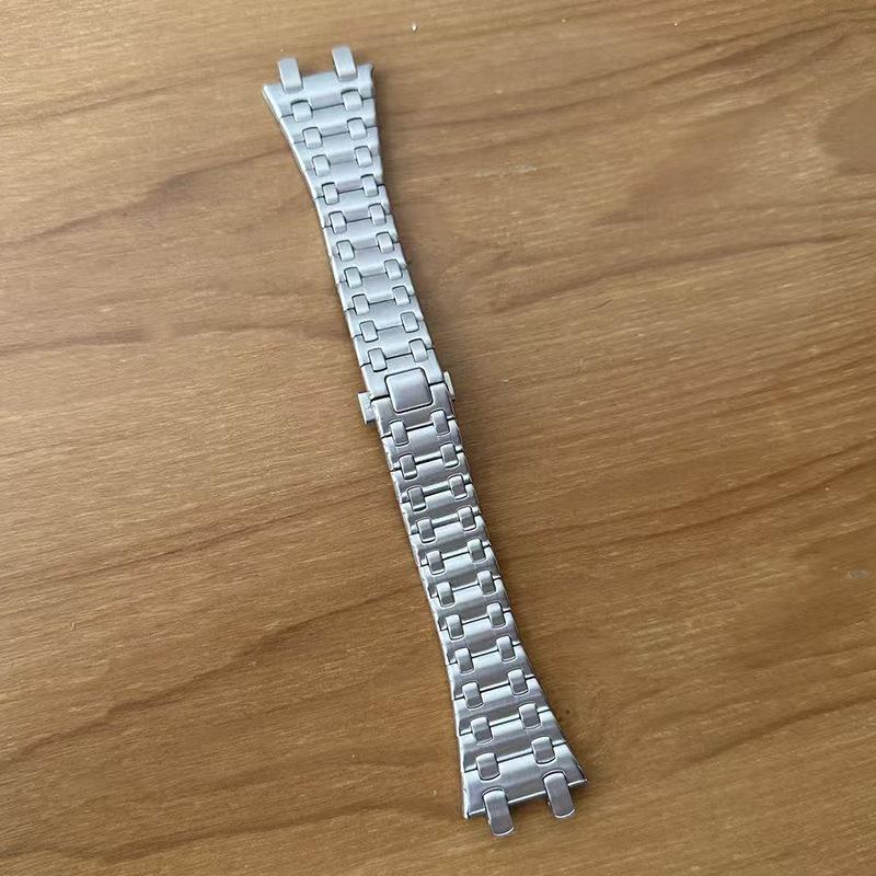 

28mm21mm26mmAPSteel Strip15703 15710Royal Oak Offshore Series42mmWatch Strap Stainless Steel Band 26mm серебряный