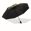 Full Moon Raven Art Print: Mystical Forest DecorUmbrella, Portable 3-Fold Compact Umbrella for Men & Women Gift