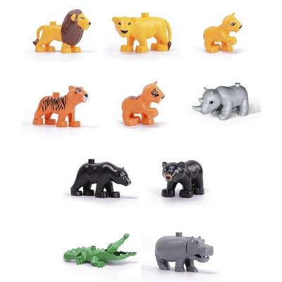 Yogo -yo's Block Duplo Compatible Figures 10 Set, Mixed Colors