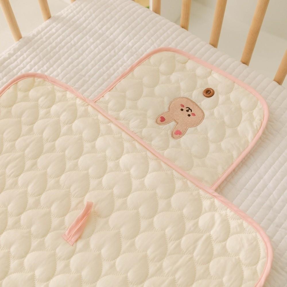 Bear Diaper Changing Pad Cotton Folding Diaper Changing Cover Washable Baby Changing Pad  Play Mat