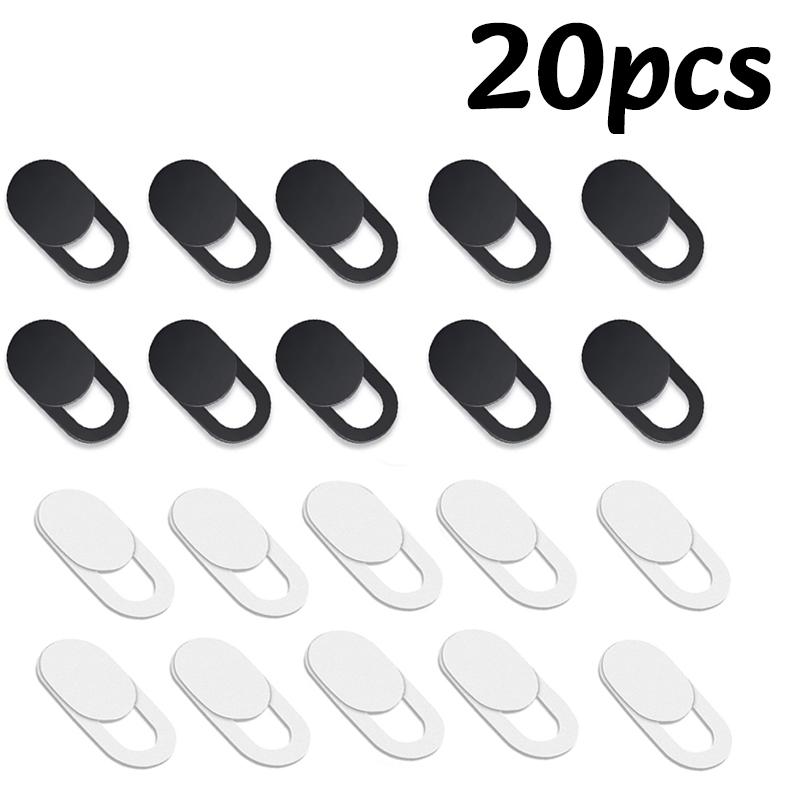 3-20PC WebCam Cover Shutter Handmade Slider Camera Cover Anti-hacker Privacy Protection Sticker Universal For Web Laptop iPad