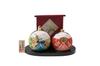 Hina Dolls Sakura Hina Hana Maro Hina Flat Display Emperor and Empress Dolls Compact Hina Matsuri Peach Festival Interior SA-285