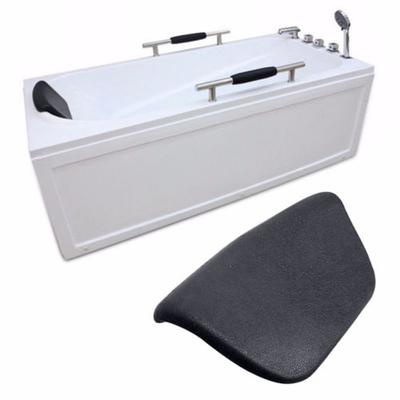 265*150*60mm Bathtub Pillow Comfortable Support Anti-slip Polyurethane Black