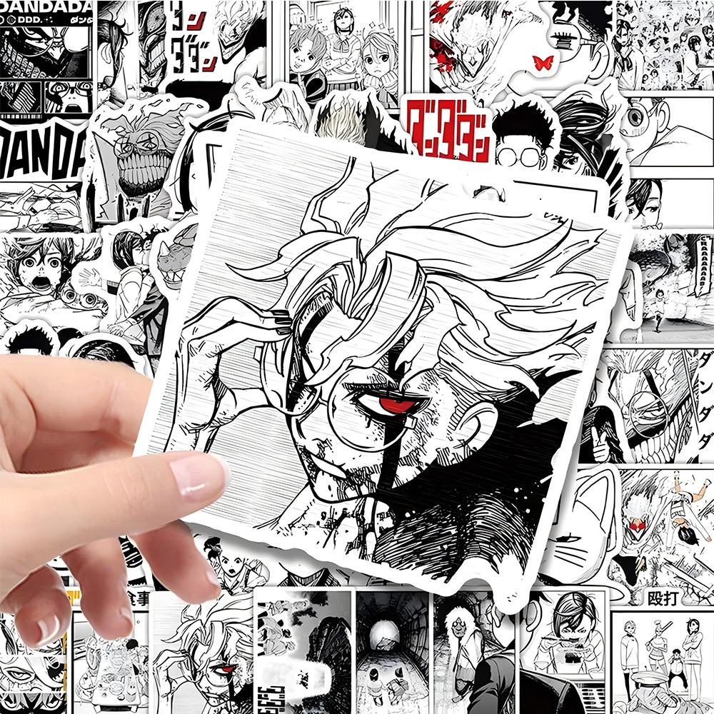 10/30/50pcs Momo Ayase Dandadan Anime Stickers Funny Okarun Cartoon Sticker Laptop Skateboard Phone Graffiti Decals Toys