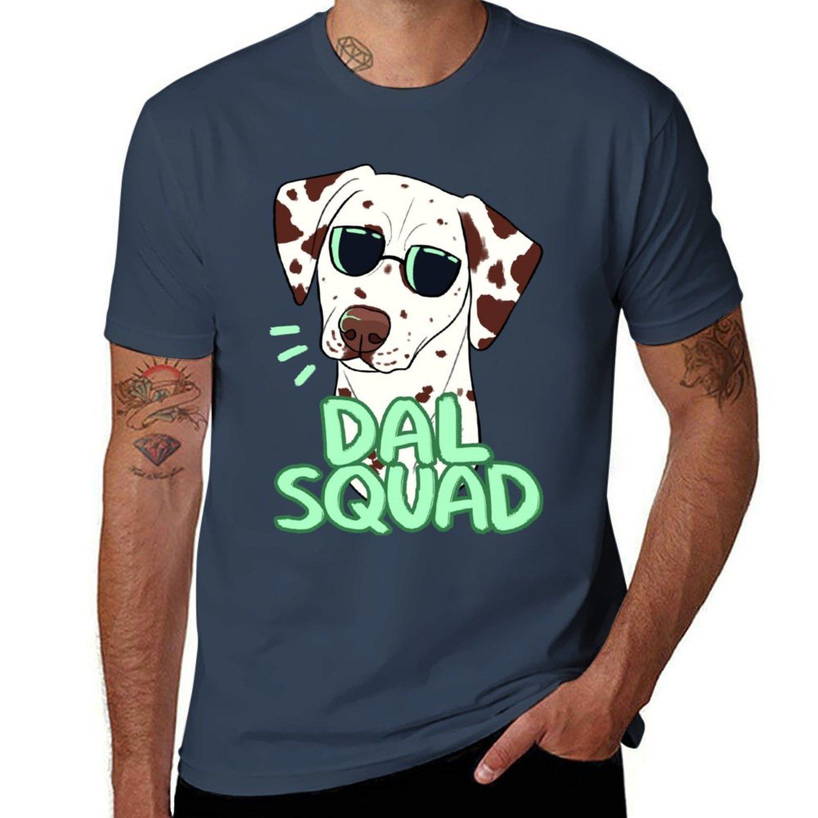 Dal Squad (Liver) Tshirt Plus Size Loose Short Sleeve Top S