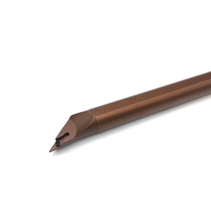 96° Spring Steel Lathe Tool Holder for Inner Holes - Models D10K/D12M/D16Q/D20R-SVXCR11