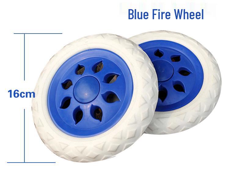 Durable Stair-Climbing Shopping Cart Wheel with Single Bearing