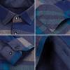 Winter Men Shirt Plaid Flannel Thick Warm Long Sleeve Fleece Autumn  Dress Flannel Formal Shirt Fashion Casual Slim Fit Pocket