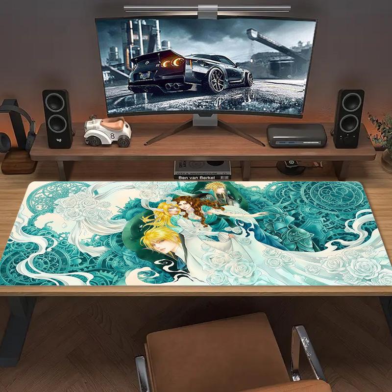 Labyrinth Large Size Mouse Pad Large Gaming Table Cushion Non-slip Laptop Tablet Big Mousepad XXL Mat Mini PC Playmat With Lock Edge