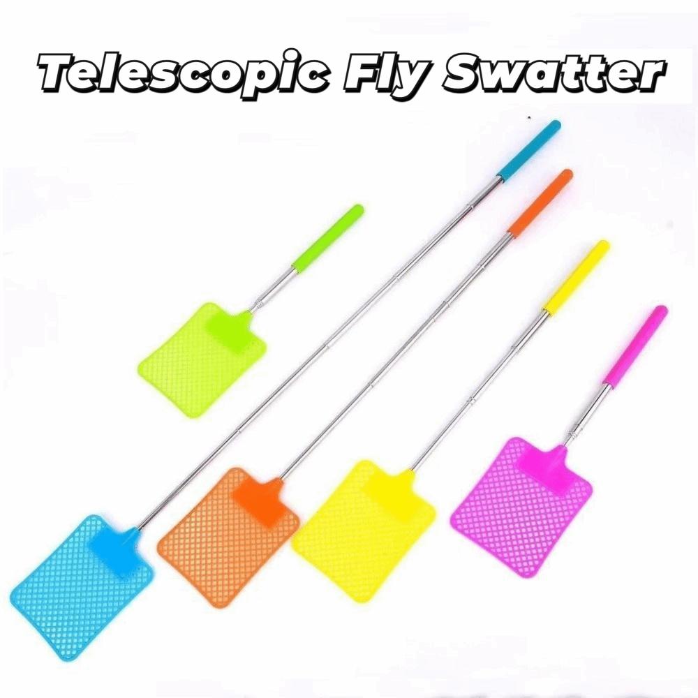 Extendable Telescopic Fly Swatter Retractable Mosquito Repellent Tools Durable Fly Killer  Home Use