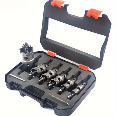 8-teiliges 16-35mm Legierungs-Lochsägen-Set - Bohrwerkzeug für Metallbearbeitung - Für Heimwerker & Profis - Ideales Geschenk für die Werkstatt