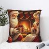 Pillow Cover Marry Christmas    Kawaii Pillow Case For Living Room Bed Chair Pillowcases
