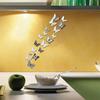 18 pz/set fai da te 3D adesivi murali farfalla decalcomania di arte farfalle in PVC decorazioni per la casa