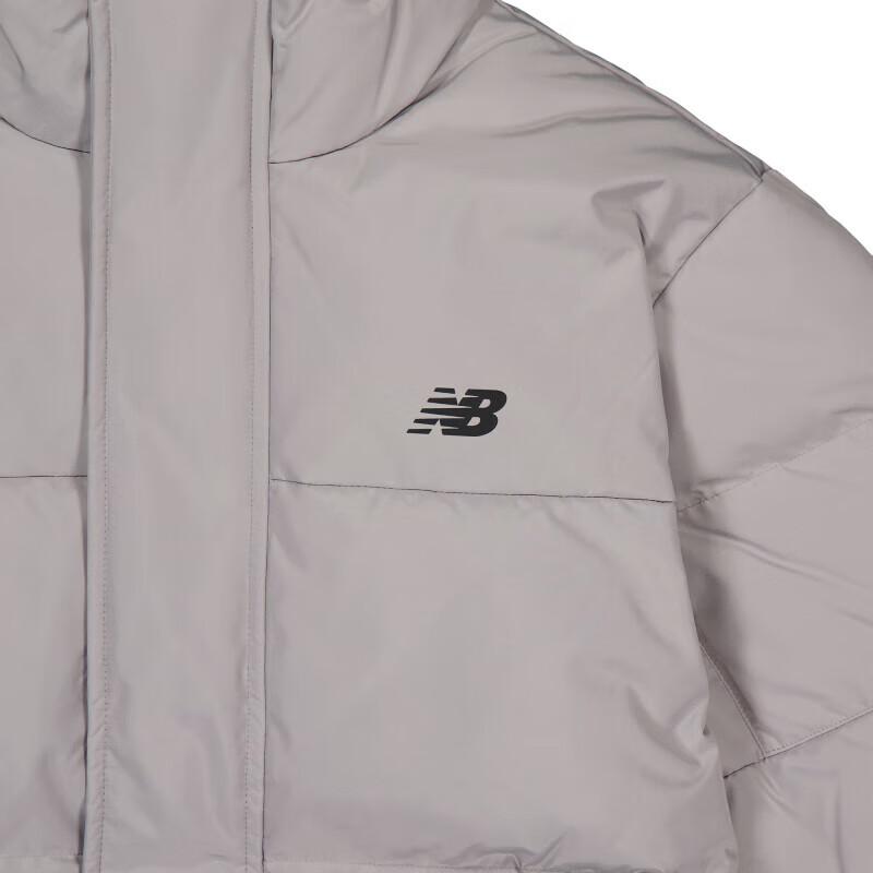 New Balance Down Jacket Unisex Gray (Unisex) Down Jackets AMJ33340 TAG
