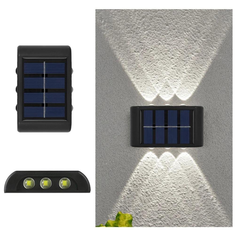 Solar LED Light, Outdoor Waterproof Wall Lamp, Dusk to Dawn Fence Lighting for Summer Garden Yard Porch Walkway Camping Home