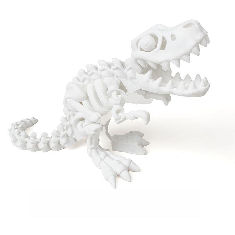 3D Printed Dragon Funny Crafts Model Decoration Fidget Toy Rotatable Tyrannosaurus Rex Skeleton Dinosaur Gift for Kids Birthdays