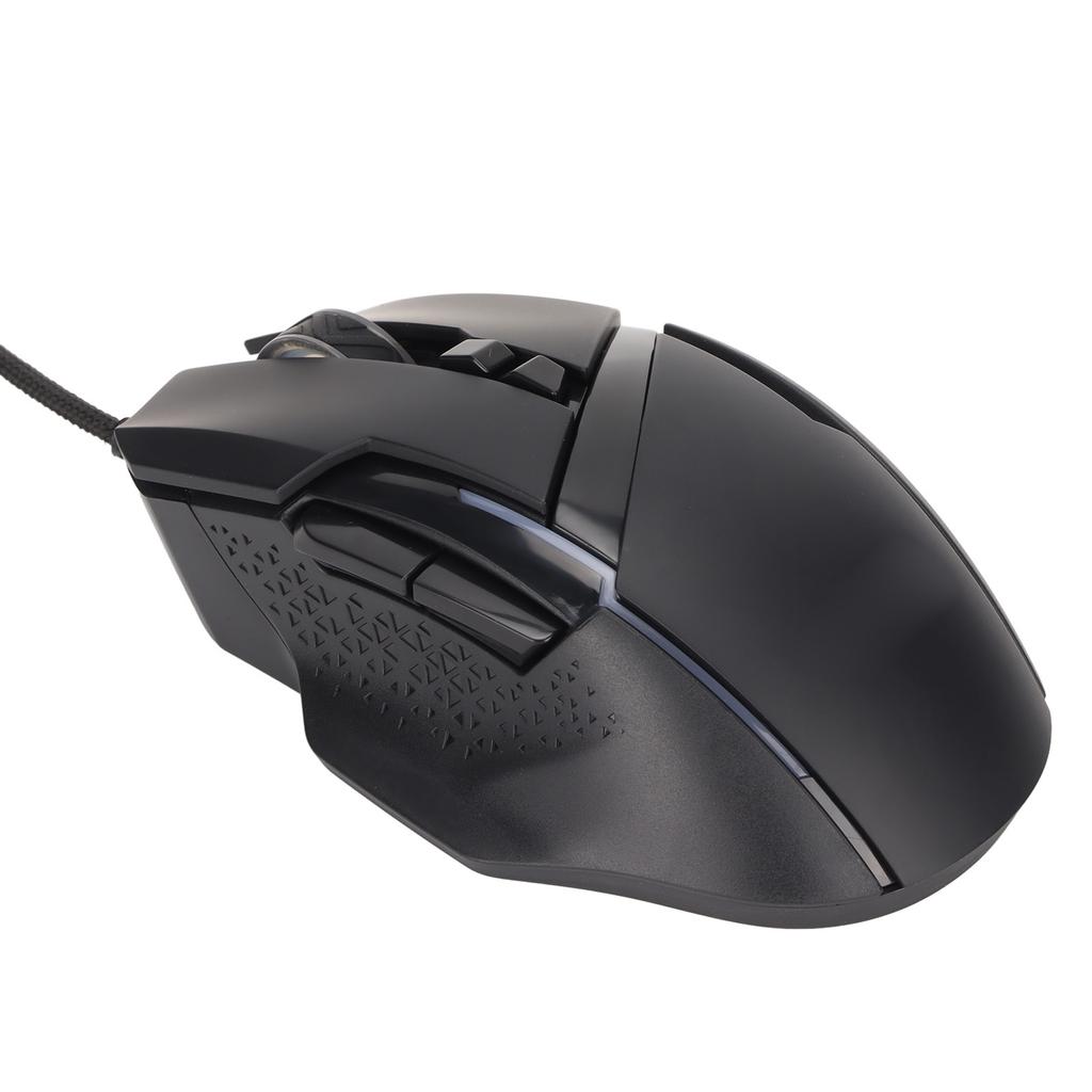 Gaming-Maus RGB 6 einstellbare DPI Einfache Steuerung Plug and Play 7 programmierbare Tasten Kabelgebundene Maus für Gaming Studium Arbeiten