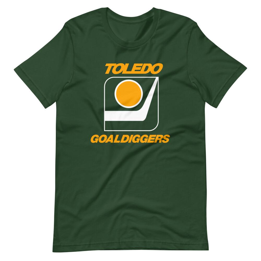TOLEDO GOALDIGGERS Hockey Graphic Tee Short-Sleeve Unisex T-Shirt Unisex T-Shirt XXXL