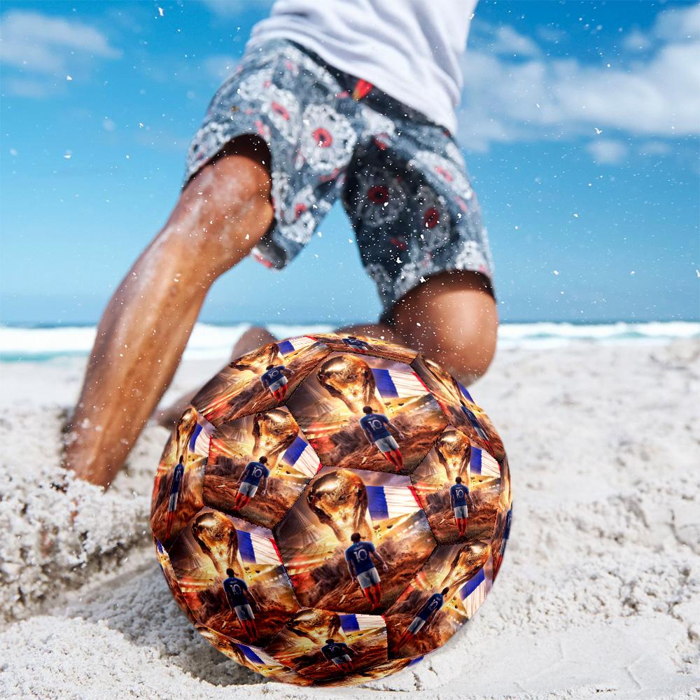 Pallone da Calcio Mbappé Misura 5 Cucito a Macchina Indoor Outdoor Allenamento e Partite Collezione Sorpresa Regalo