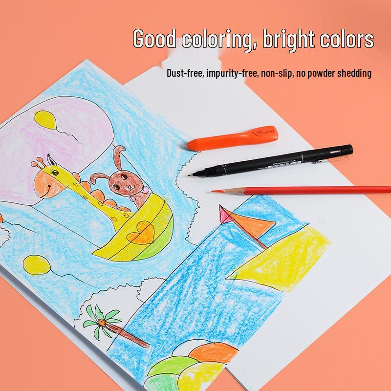 Art Marker Paper - A3/A4, Hand-Painted, Thickened, 8K Drawing Sheets, Octavo Book, Dutch White Card