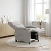 Massage Relax Chair Cloud Gray Fabric