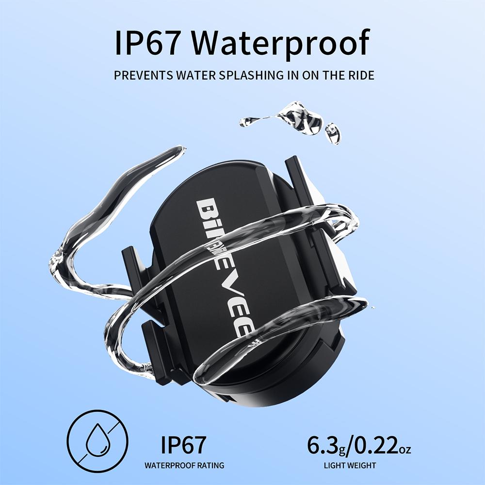 Kabelloser Trittfrequenz-Geschwindigkeitssensor ANT+ Bluetooth Wasserdicht Fahrradcomputer Zubehör Für GARMIN/IGPSPORT/Bryton/Wahoo/Coosporide