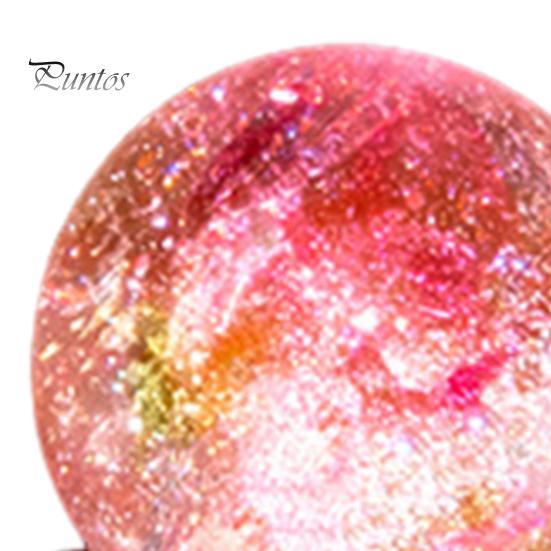 Faux Crystal Glass Balls USB Powered LED Chakra Ball with Wooden Base Ice Cracked Spheres Night Light for Meditation Home Table Decor