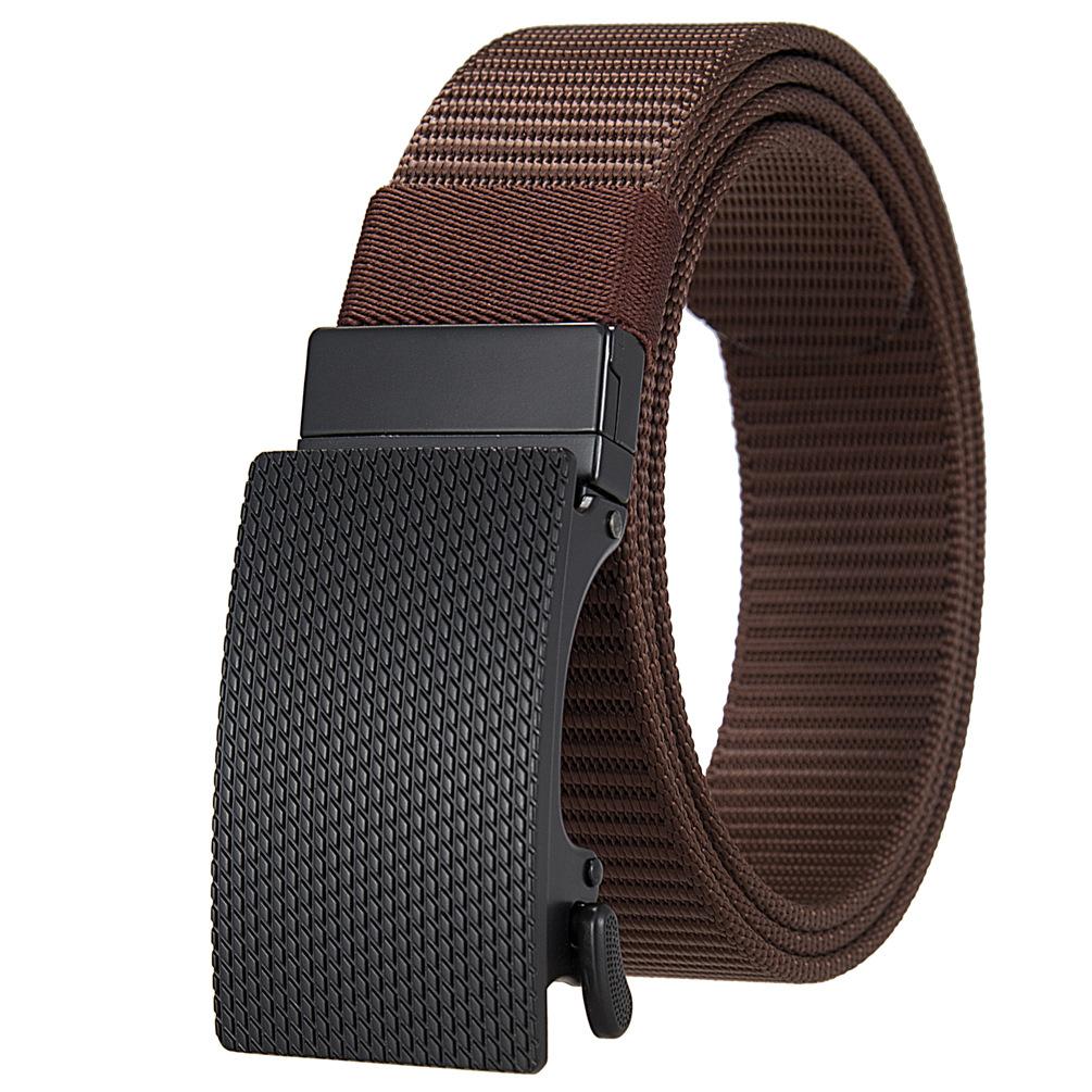 Nylon Braided Belt For Men, Rotating Cloth Belt Buckle Belt Ly36-25948-1