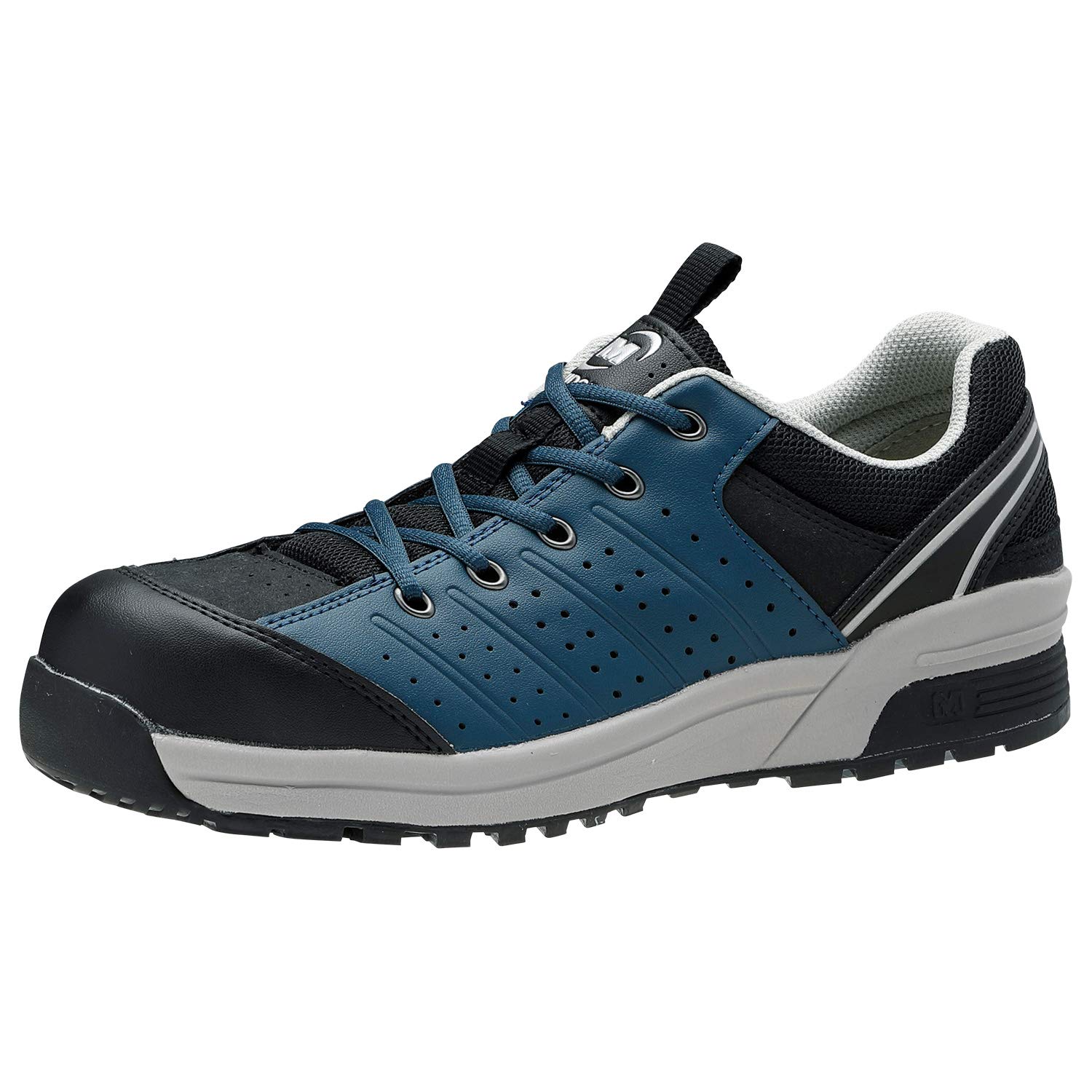 

Unisex sneakers with toecap MPN301 Navy [Midori Anzen] [Work Plus] 25.5cm Темно-синій
