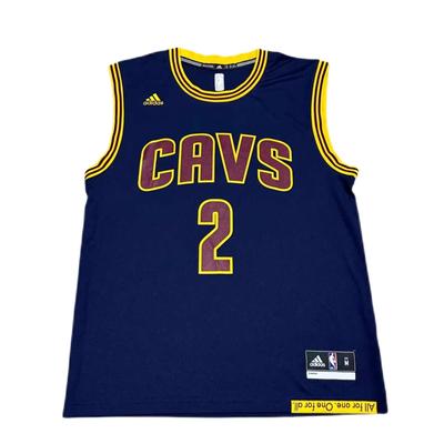 X Collaborazione NBA Kyrie Cavaliers 2 Maglia Senza Maniche Pullover Maglie Unisex Blu Navy 7818A-CVW-AEB1515
